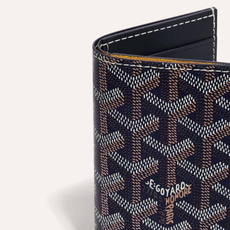 Goyard SAINT-PIERRE CARD WALLET ネイビー 青 | WWCH5423