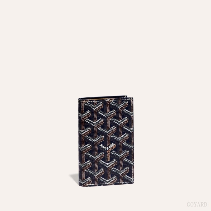 Goyard SAINT-PIERRE CARD WALLET ネイビー 青 | WWCH5423