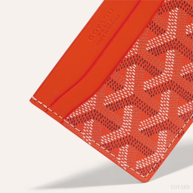 Goyard SAINT-SULPICE CARD WALLET オレンジ | YWUD0405