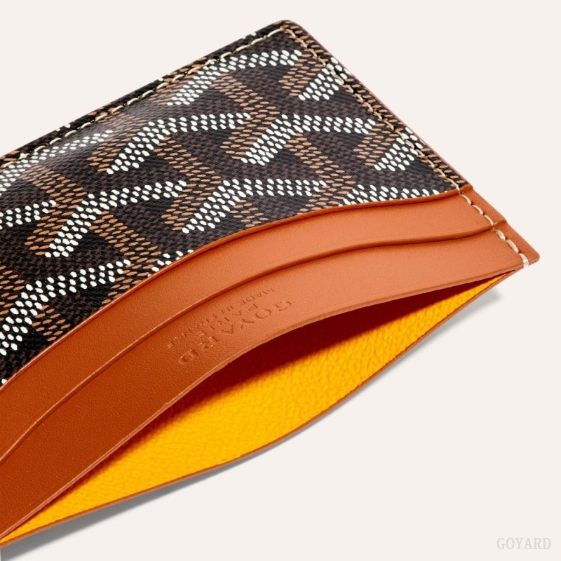 Goyard SAINT-SULPICE CARD WALLET 黒 ブラウン | RVWZ6017