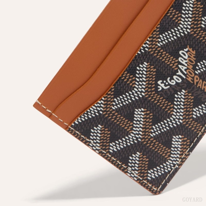 Goyard SAINT-SULPICE CARD WALLET 黒 ブラウン | RVWZ6017