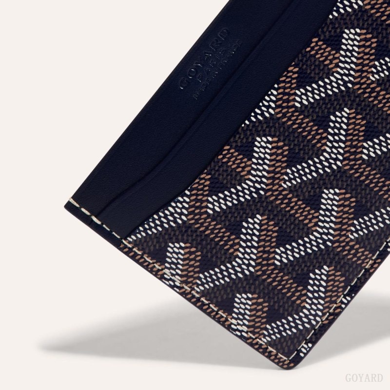 Goyard SAINT-SULPICE CARD WALLET ネイビー 青 | SEYL8264