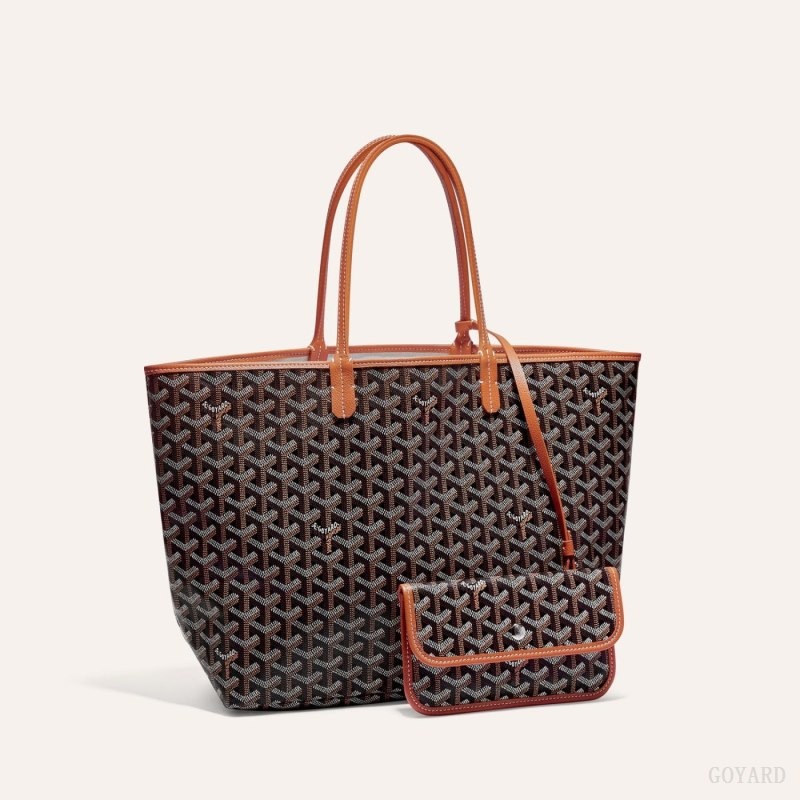 Goyard SAINT LOUIS PM BAG 黒 ブラウン | VGIR3491