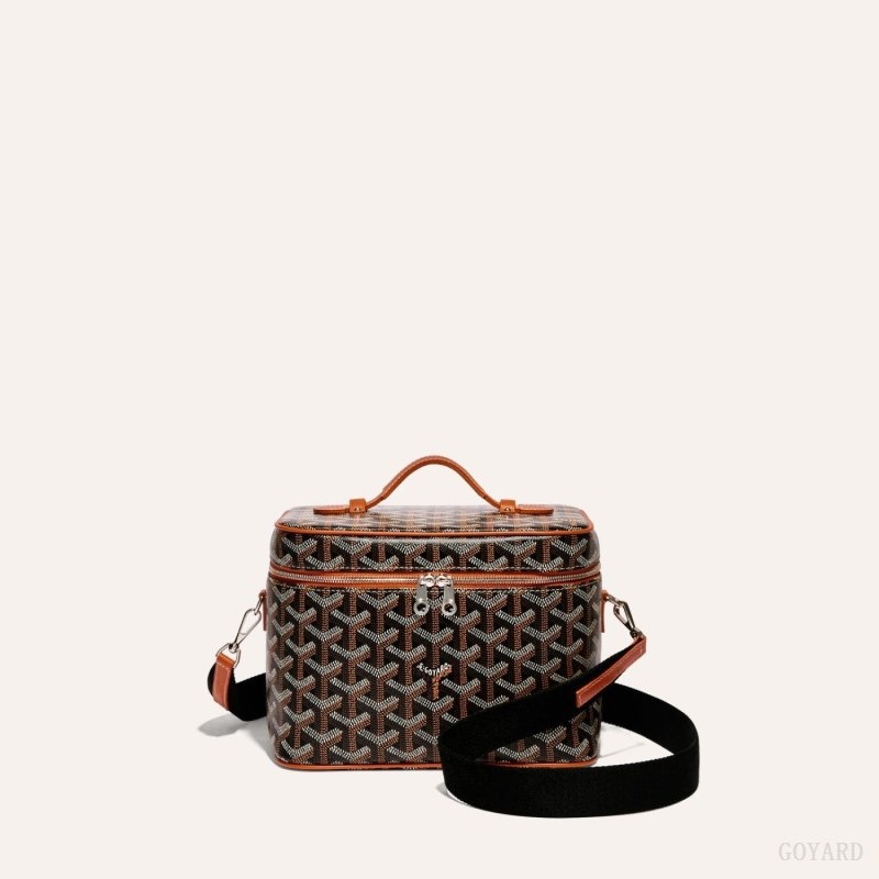 Goyard SANGLE PM STRAP 黒 ブラウン | WNDA4823