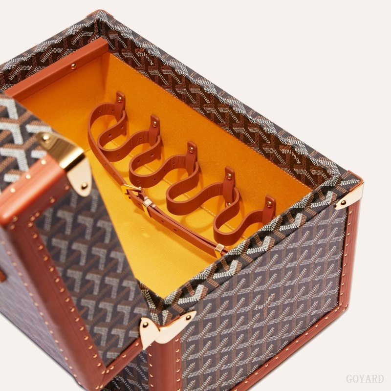 Goyard SARDAIGNE VANITY CASE 黒 ブラウン | IQLW5732