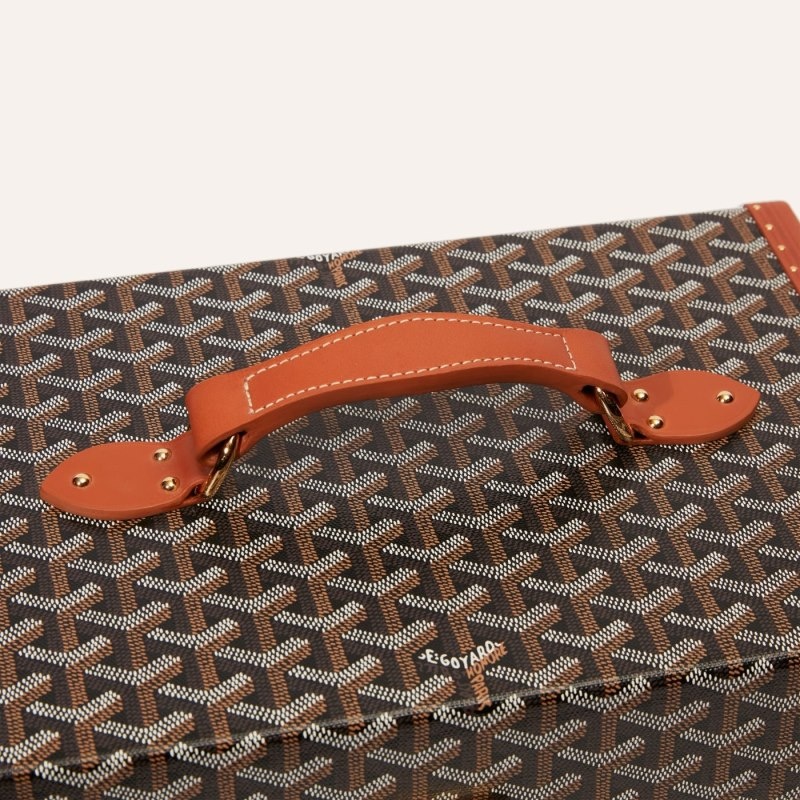 Goyard SARDAIGNE VANITY CASE 黒 ブラウン | IQLW5732