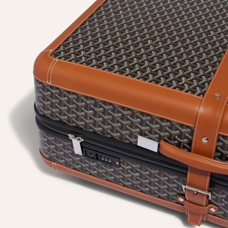 Goyard SATOLAS GM ROLLING SUITCASE 黒 ブラウン | UJFM3628