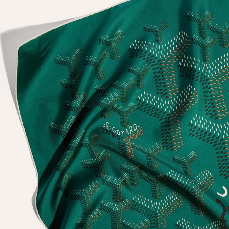 Goyard SCARF N°1 緑 | GOAB5033