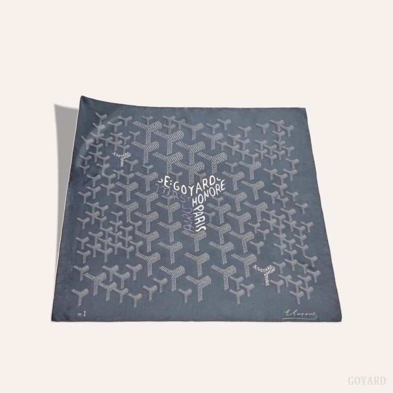 Goyard SCARF N°1 グレー | KZSE7503