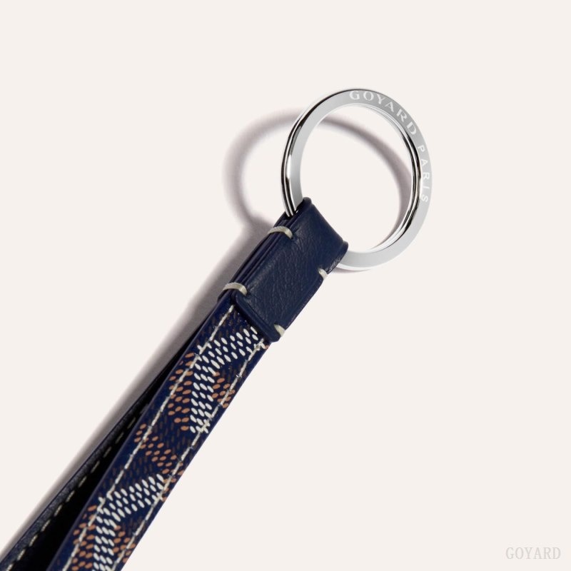 Goyard SESAME KEY RING ネイビー 青 | XJBQ9562