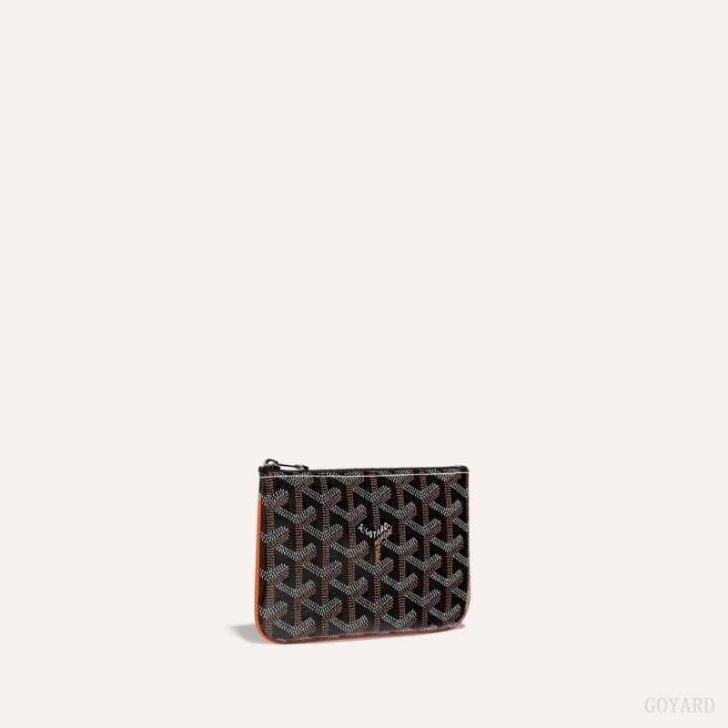 Goyard SÉNAT MINI WALLET 黒 ブラウン | XLMW7273