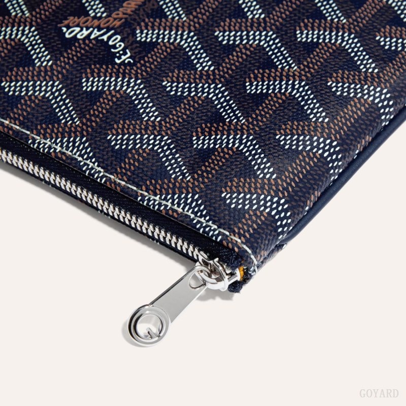 Goyard SÉNAT MINI WALLET ネイビー 青 | XQIZ9174