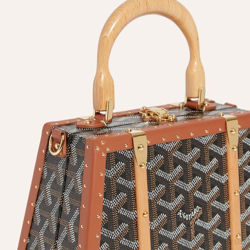 Goyard Saïgon Mini Trunk Bag 黒 ブラウン | VSPT6175