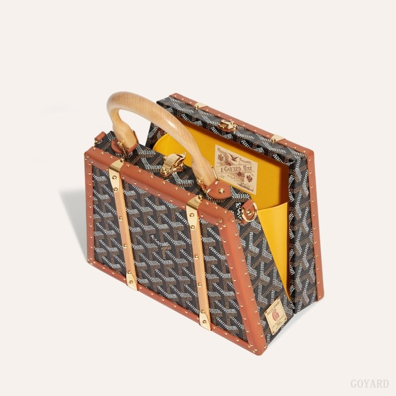 Goyard Saïgon Mini Trunk Bag 黒 ブラウン | VSPT6175