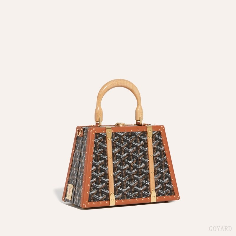 Goyard Saïgon Mini Trunk Bag 黒 ブラウン | VSPT6175