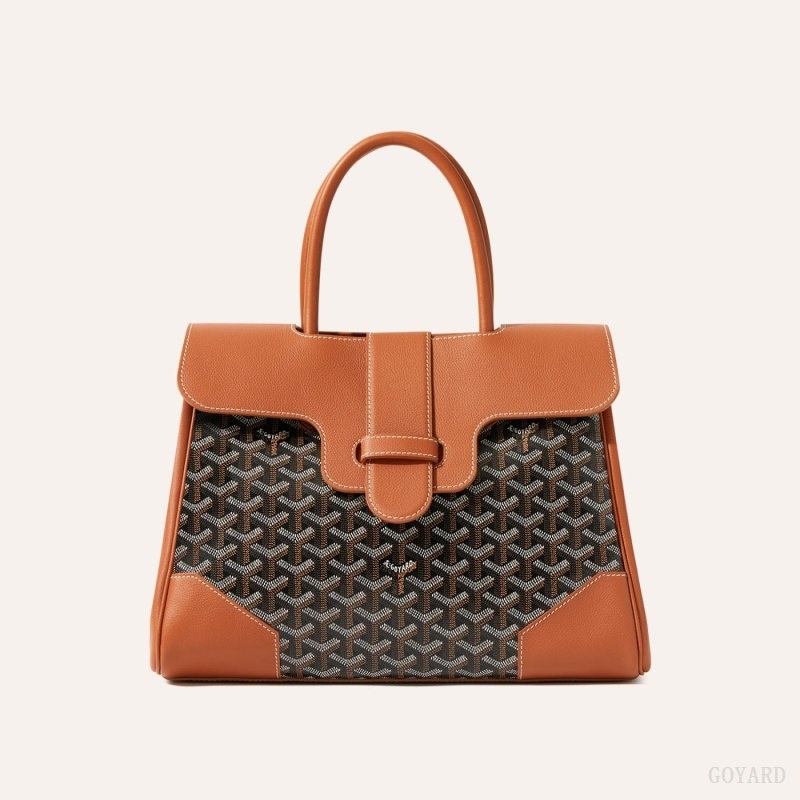 Goyard Saïgon tote bag 黒 ブラウン | WTYH5164