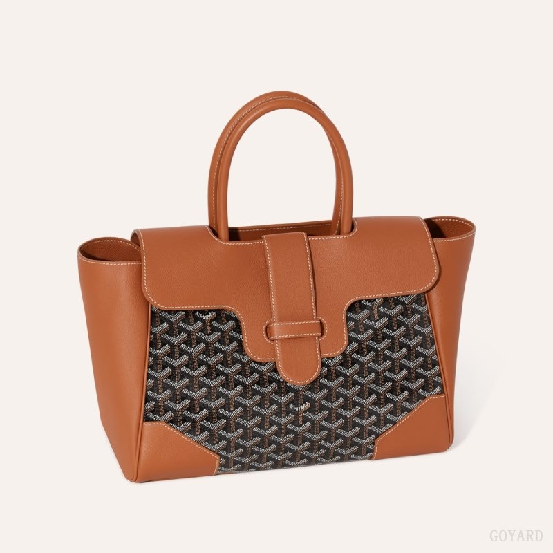 Goyard Saïgon tote bag 黒 ブラウン | WTYH5164