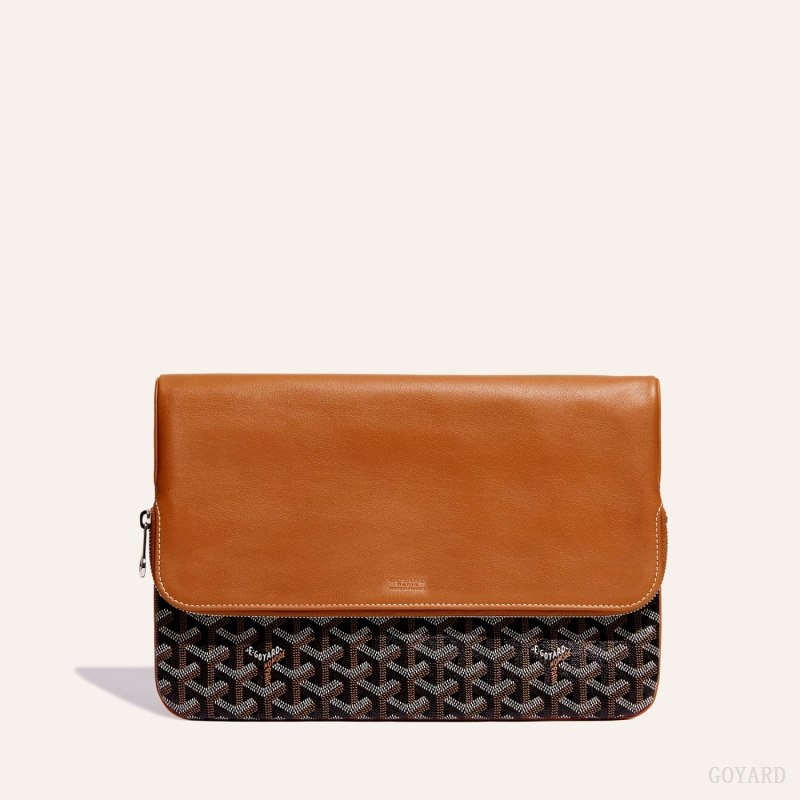 Goyard Sainte-Marie GM Clutch 黒 ブラウン | YACJ4632