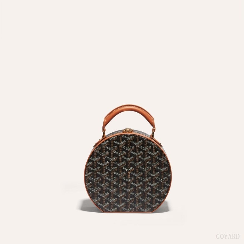 Goyard THE ALTO HATBOX TRUNK BAG 黒 ブラウン | WMWB7612