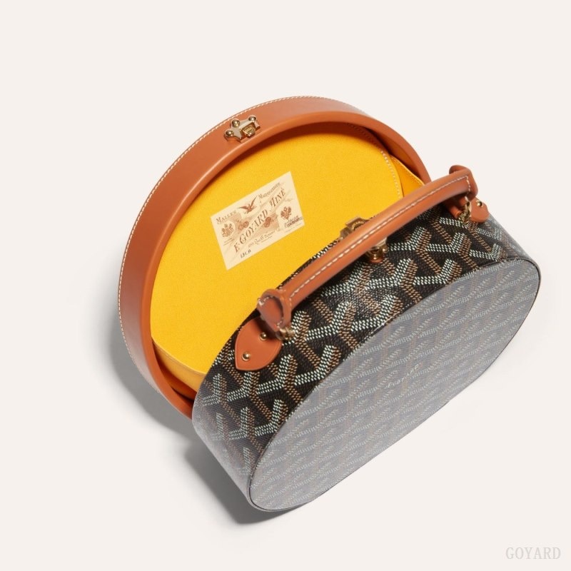 Goyard THE ALTO HATBOX TRUNK BAG 黒 ブラウン | WMWB7612