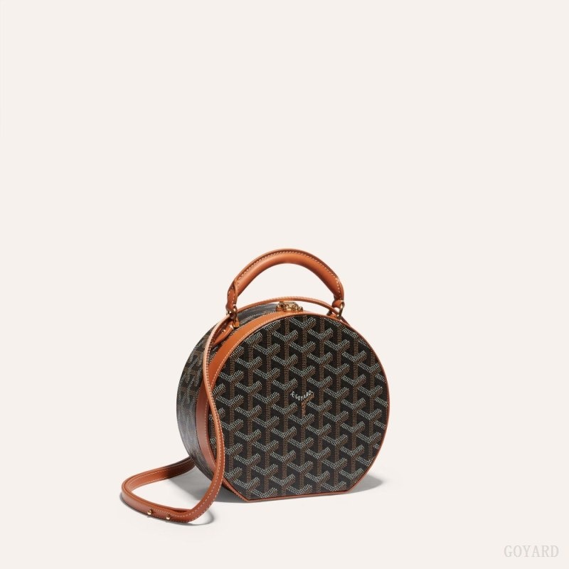 Goyard THE ALTO HATBOX TRUNK BAG 黒 ブラウン | WMWB7612