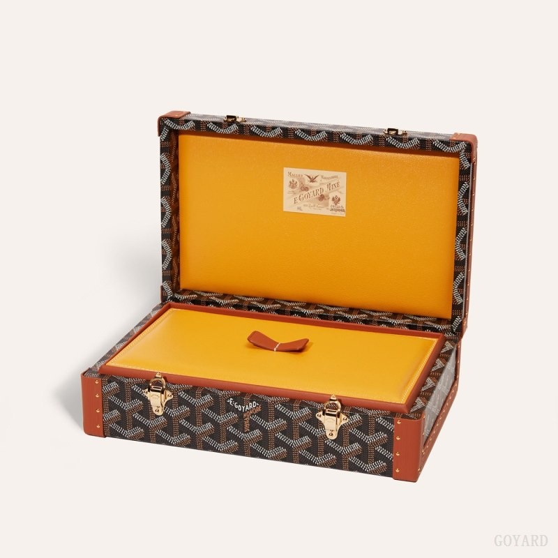 Goyard VENDÔME JEWELLERY CASE 黒 ブラウン | WVIO0758