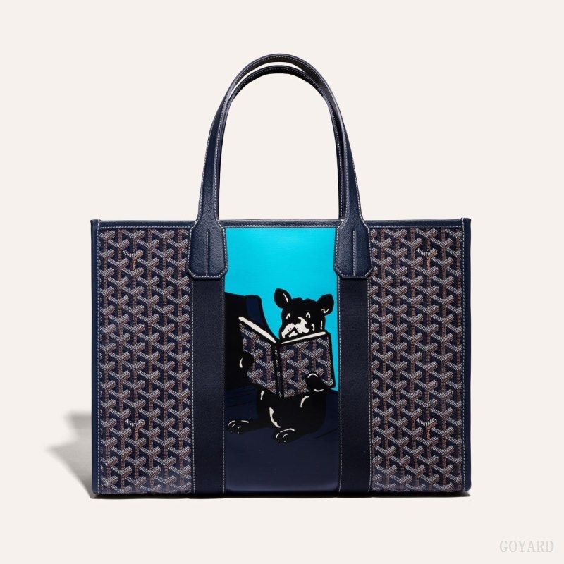 Goyard VILLETTE TOTE BAG ネイビー 青 | FFVK5687