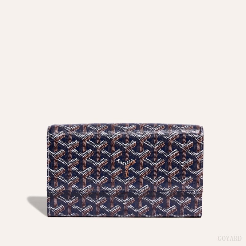 Goyard Varenne Continental Wallet ネイビー 青 | QLLU1431