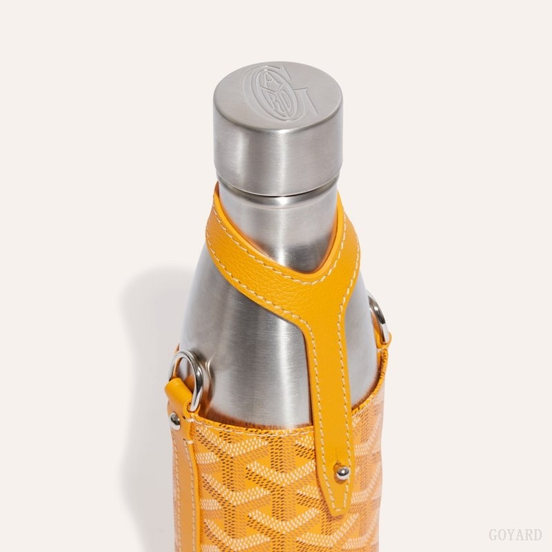 Goyard Yonne MM Case & Flask 黄色 | SYOW6809