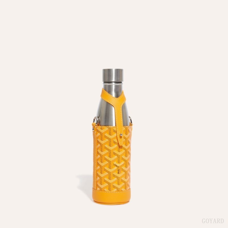 Goyard Yonne MM Case & Flask 黄色 | SYOW6809